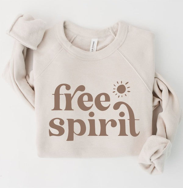 Free Spirit Graphic Crewneck Sweatshirt