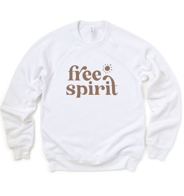 Free Spirit Graphic Crewneck Sweatshirt