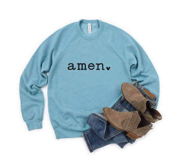 Amen Heart Graphic Sweatshirt