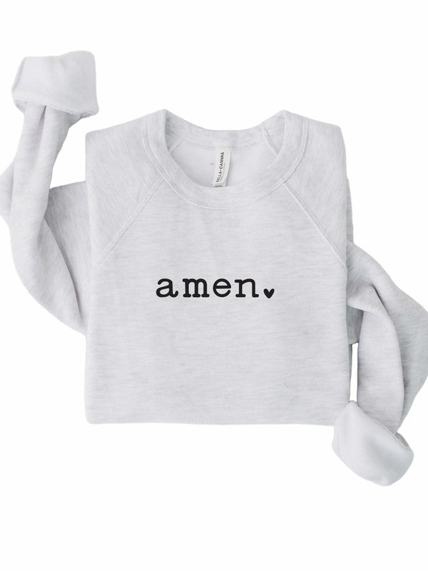 Amen Heart Graphic Sweatshirt