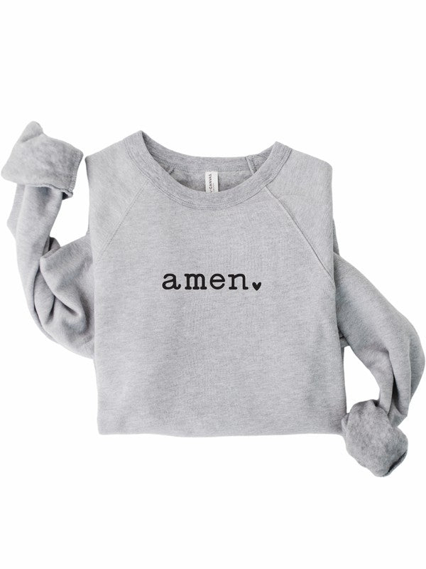 Amen Heart Graphic Sweatshirt