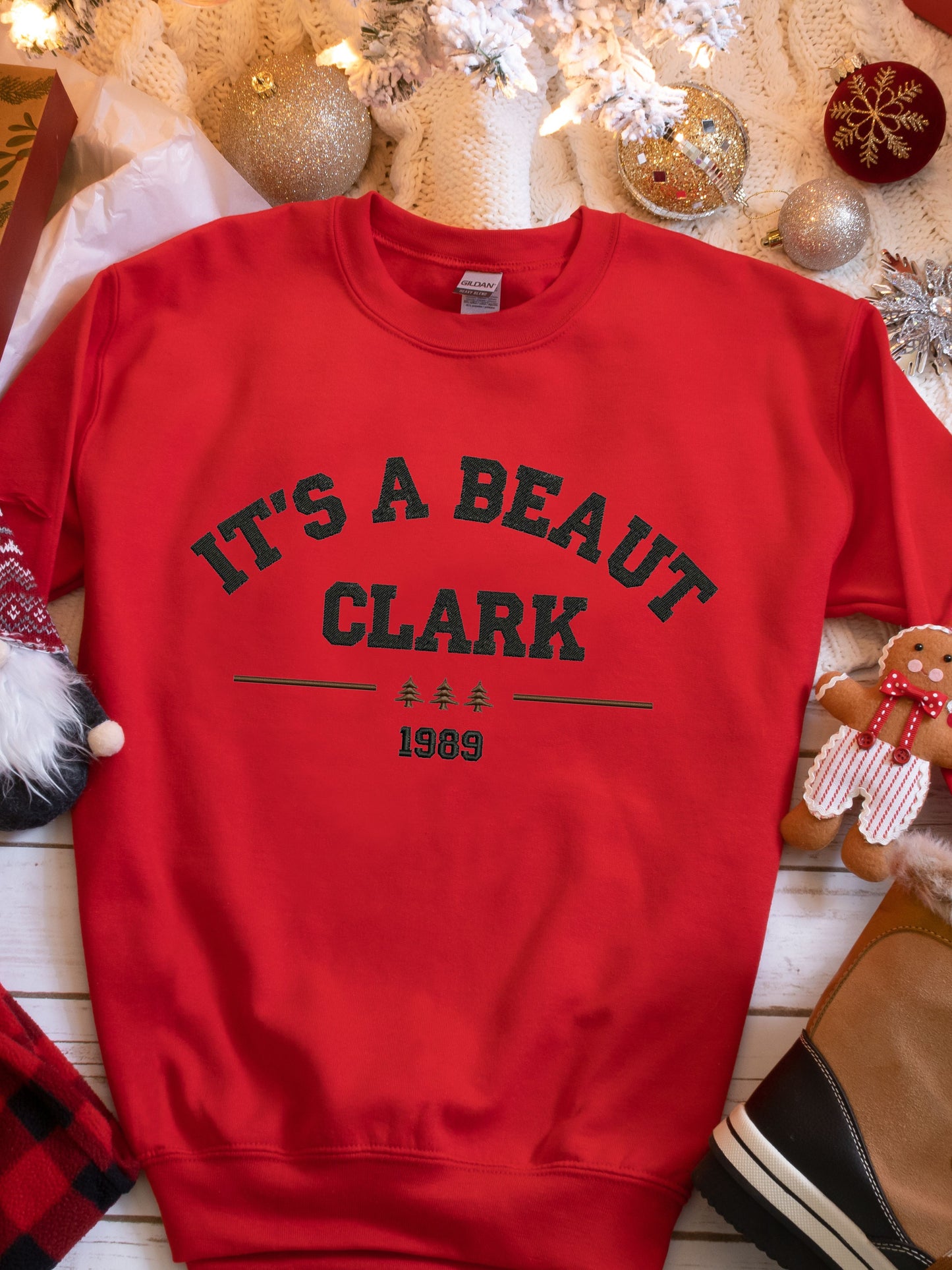 Griswold's It's A Beaut, Clark Sweatshirt, Embroidered