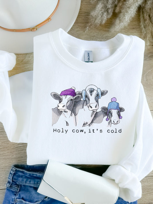 Holy Cow, It's Cold Farmhouse Collection Sweatshirt