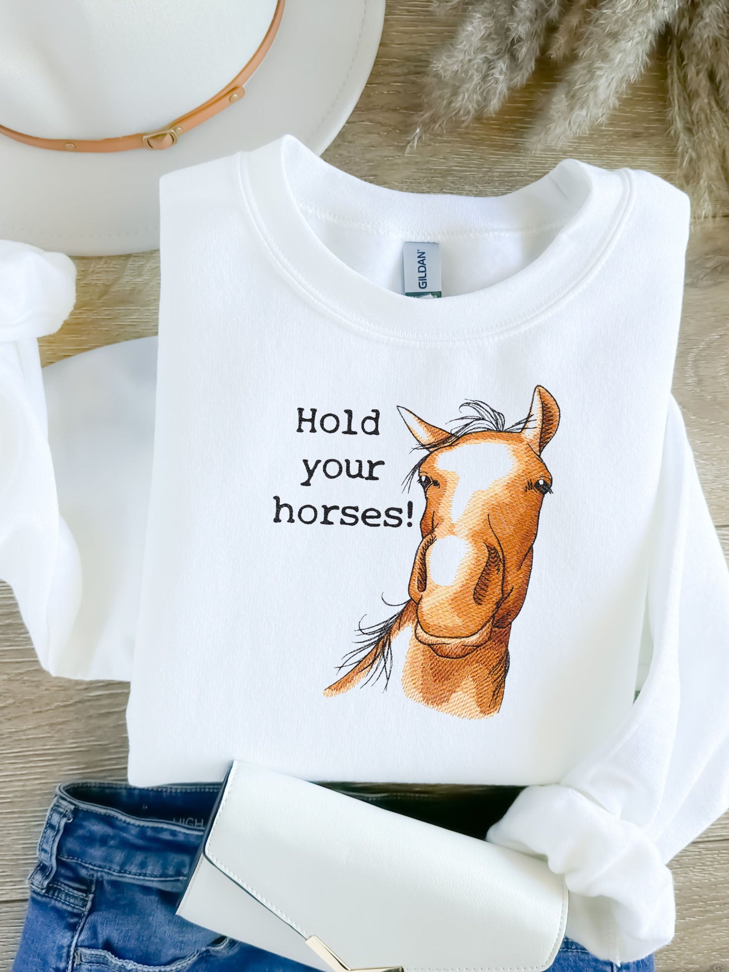 Hold Your Horses Farmhouse Collection Sweatshirt