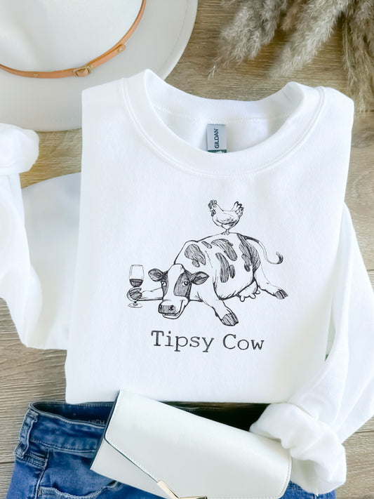 Tipsy Cow Farmhouse Collection Sweatshirt