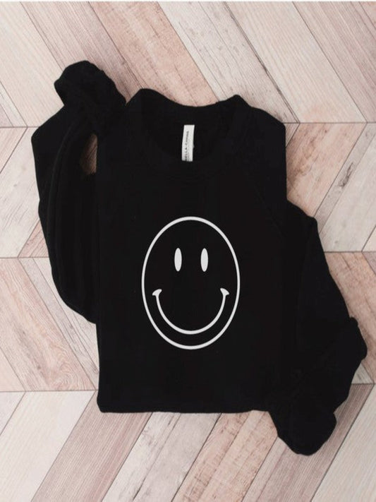 SMILEY Face Graphic Sweatshirt